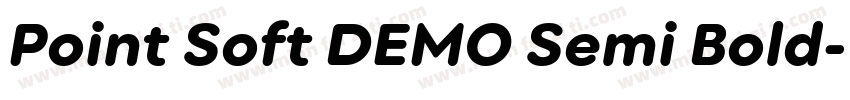Point Soft DEMO Semi Bold字体转换